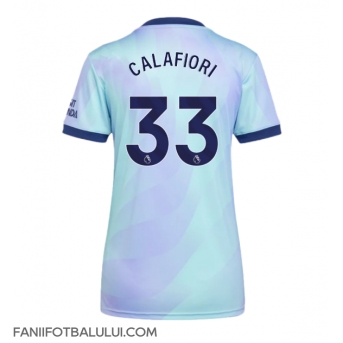 Arsenal Riccardo Calafiori #33 Tricou Fotbal Replică 2024-25 Femei Treilea